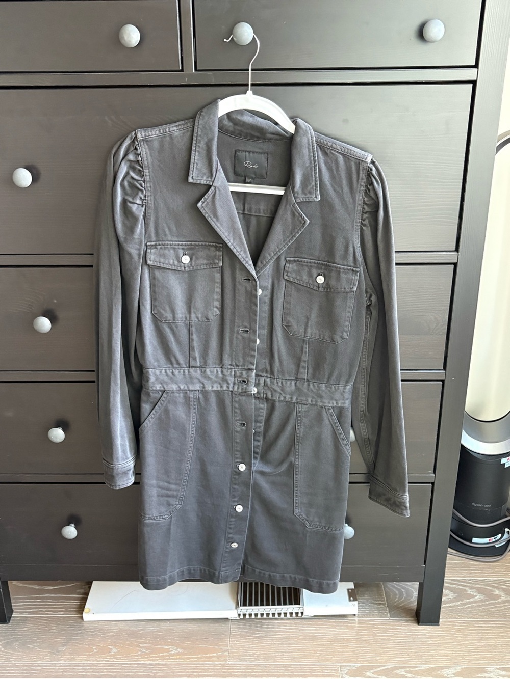 Good condition! RAILS Lisette Mini Dress in Black denim